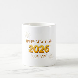 Gelukkig Nieuwjaar 2026 Mok