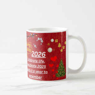 “Gelukkig Nieuwjaar 2026 Mok – Vier het met Glans