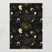 Gelukkig nieuwjaar 2026 Naadloos patroon Kaart (Voorkant)