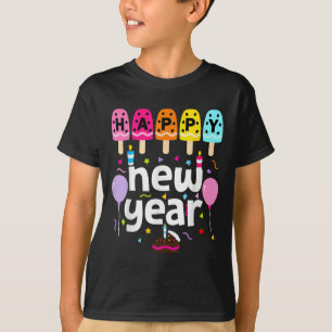 Gelukkig Nieuwjaar 2026 Nieuwjaarsfeest Kinder Mei T-shirt