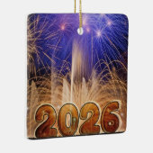 Gelukkig Nieuwjaar 2026 Ornament (Rechts)
