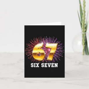 Gelukkig Nieuwjaar 2026 Oud en Nieuw Feest 67 Zes Kaart