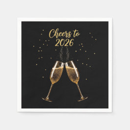 Gelukkig Nieuwjaar 2026 Party Napkins Servet