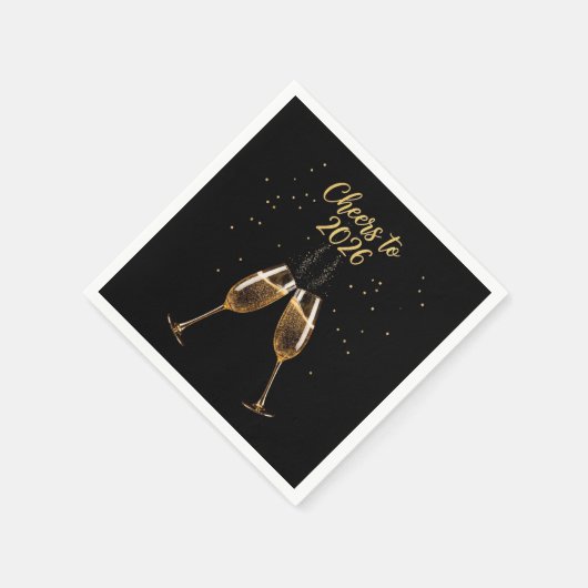 Gelukkig Nieuwjaar 2026 Party Napkins Servet (Hoek)