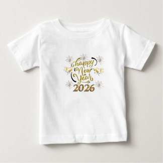 Gelukkig Nieuwjaar 2026 peuter T-shirt