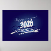 Gelukkig nieuwjaar 2026 poster (Voorkant)