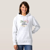 Gelukkig Nieuwjaar 2026 Pullover Hoodie | Gouden F (Voorkant volledig)