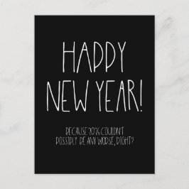 Gelukkig Nieuwjaar 2026 Sarcastisch Briefkaart