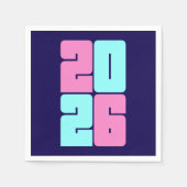 Gelukkig Nieuwjaar 2026 Servet (Voorkant)