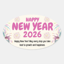 Gelukkig Nieuwjaar 2026 Sticker
