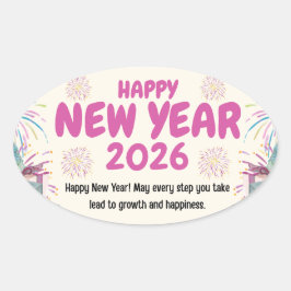 Gelukkig Nieuwjaar 2026 Sticker