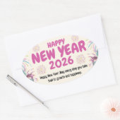 Gelukkig Nieuwjaar 2026 Sticker (Envelop)