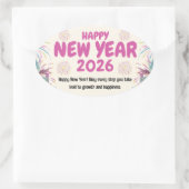 Gelukkig Nieuwjaar 2026 Sticker (Tas)