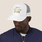 Gelukkig Nieuwjaar 2026 Trucker Pet (In situ)