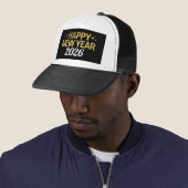 Gelukkig Nieuwjaar 2026 Trucker Pet (In situ)