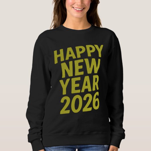 Gelukkig Nieuwjaar 2026 Trui (Voorkant)