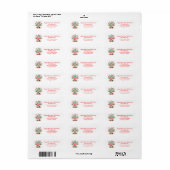 Gelukkig Nieuwjaar 2026 Viering Etiket (Full Sheet)