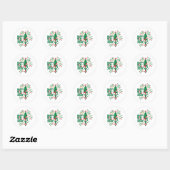 Gelukkig Nieuwjaar 2026 Viering Ronde Sticker (Vel)