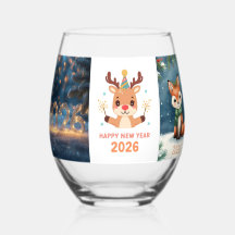 gelukkig nieuwjaar 2026 vos & rendier 