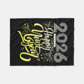 Gelukkig Nieuwjaar 2026 Vuurwerk laden Nieuwjaar E Fleece Deken (Voorkant (Horizontaal))