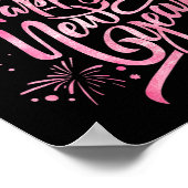 Gelukkig Nieuwjaar 2026 Vuurwerk laden Poster (Hoek)