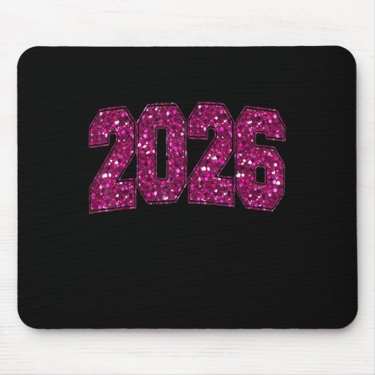 Gelukkig Nieuwjaar 2026 Vuurwerkfeest Eve Family X Muismat (Voorkant)