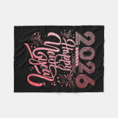 Gelukkig nieuwjaar 2026 vuurwerkfeest fleece deken (Voorkant (Horizontaal))