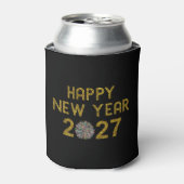Gelukkig Nieuwjaar 2027 Blikjeskoeler (Blikje Voorkant)