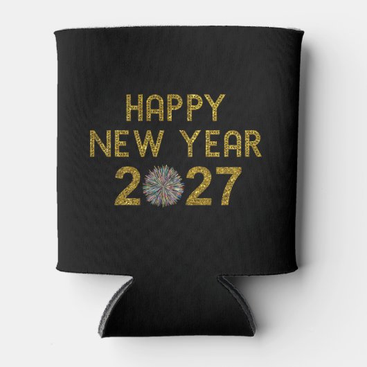 Gelukkig Nieuwjaar 2027 Blikjeskoeler (Voorkant)