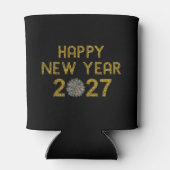 Gelukkig Nieuwjaar 2027 Blikjeskoeler (Achterkant)