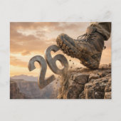 Gelukkig nieuwjaar 2027 briefkaart (Voorkant)