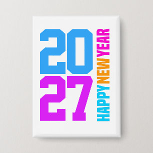 Gelukkig Nieuwjaar 2027 Button