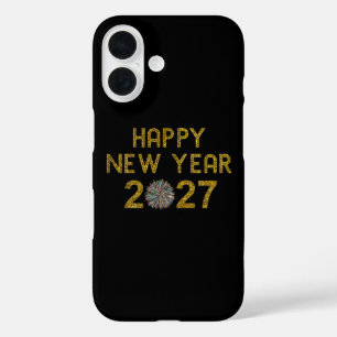 Gelukkig nieuwjaar 2027 iPhone 16 hoesje