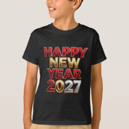 Gelukkig Nieuwjaar 2027 Familie Matching T-shirt