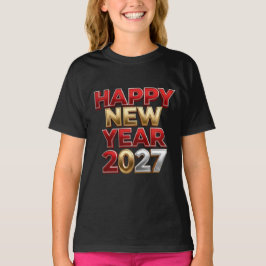 Gelukkig Nieuwjaar 2027 Familie Matching T-shirt