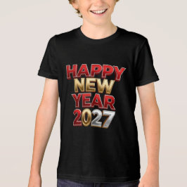 Gelukkig Nieuwjaar 2027 Familie Matching Tri-Blend Shirt