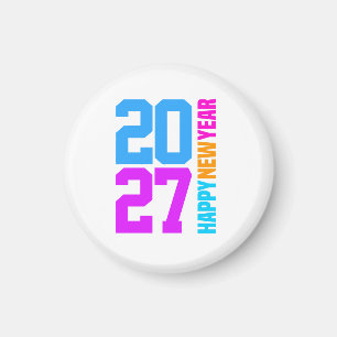 Gelukkig Nieuwjaar 2027 Magneet