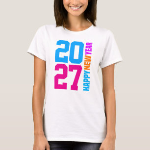 Gelukkig Nieuwjaar 2027 T-shirt