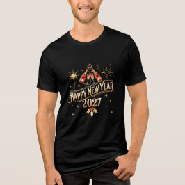 Gelukkig Nieuwjaar 2027-viering Tri-Blend Shirt