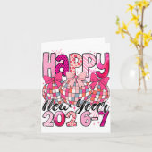 Gelukkig Nieuwjaar 202-67 Meme Schattig Coquette N Kaart (Gele Bloem)