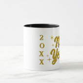 Gelukkig Nieuwjaar 20XX Grote 11 oz Combo Mok (Midden)