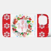 Gelukkig nieuwjaar 20XX & kersttekens Case-Mate iPhone Case (Achterkant (horizontaal))