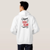 Gelukkig nieuwjaar 2 jij hoodie (Achterkant volledig)