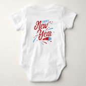 Gelukkig nieuwjaar 2 jij romper (Achterkant)