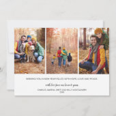 Gelukkig Nieuwjaar 4 foto Feestdagenkaart (Achterkant)