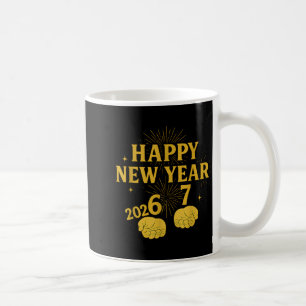 Gelukkig Nieuwjaar 67 Meme – Grappige 2026 Viering Koffiemok