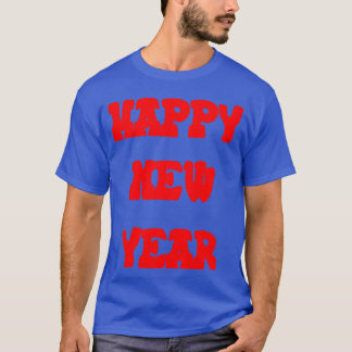 gelukkig nieuwjaar 80s boy t-shirt