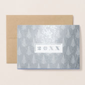 Gelukkig nieuwjaar| Aangepast jaar Luxe echte olie Folie Kaarten (Voorkant met envelop)