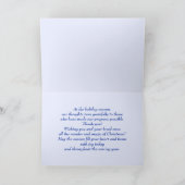 Gelukkig nieuwjaar. Aangepast jaar patriottisch Feestdagen Kaart (Binnen)