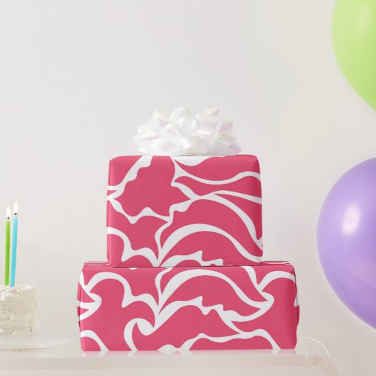 Gelukkig Nieuwjaar Abstracte Vormen Cadeaupapier (Feestgeschenken)